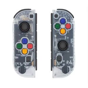 For Switch Transparent Joy Con Set L&R Wireless Controller